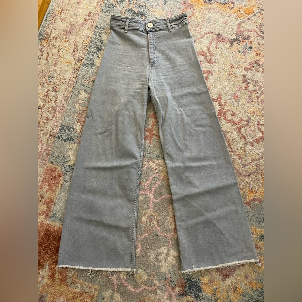 Zara Marine Straight - Light wash, size 2